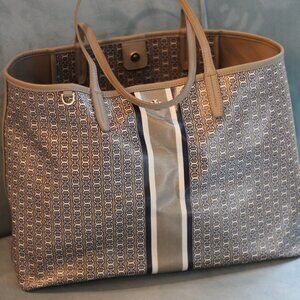 Tory Burch Coated Canvas Tote Bag